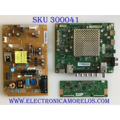 KIT DE TARJETAS PARA TV VIZIO / MAIN XGCB02K012 715G7487-M03-001-004K / FUENTE PLTVGL451GXTA 715G7734-P01-000-002H / T-CON 6871L-3210F 6870C-0438A / PANEL TPT315B5-EUJFFE REV:S1G / MODELO D32X-D1 LTT7UKBS - Imagen 1